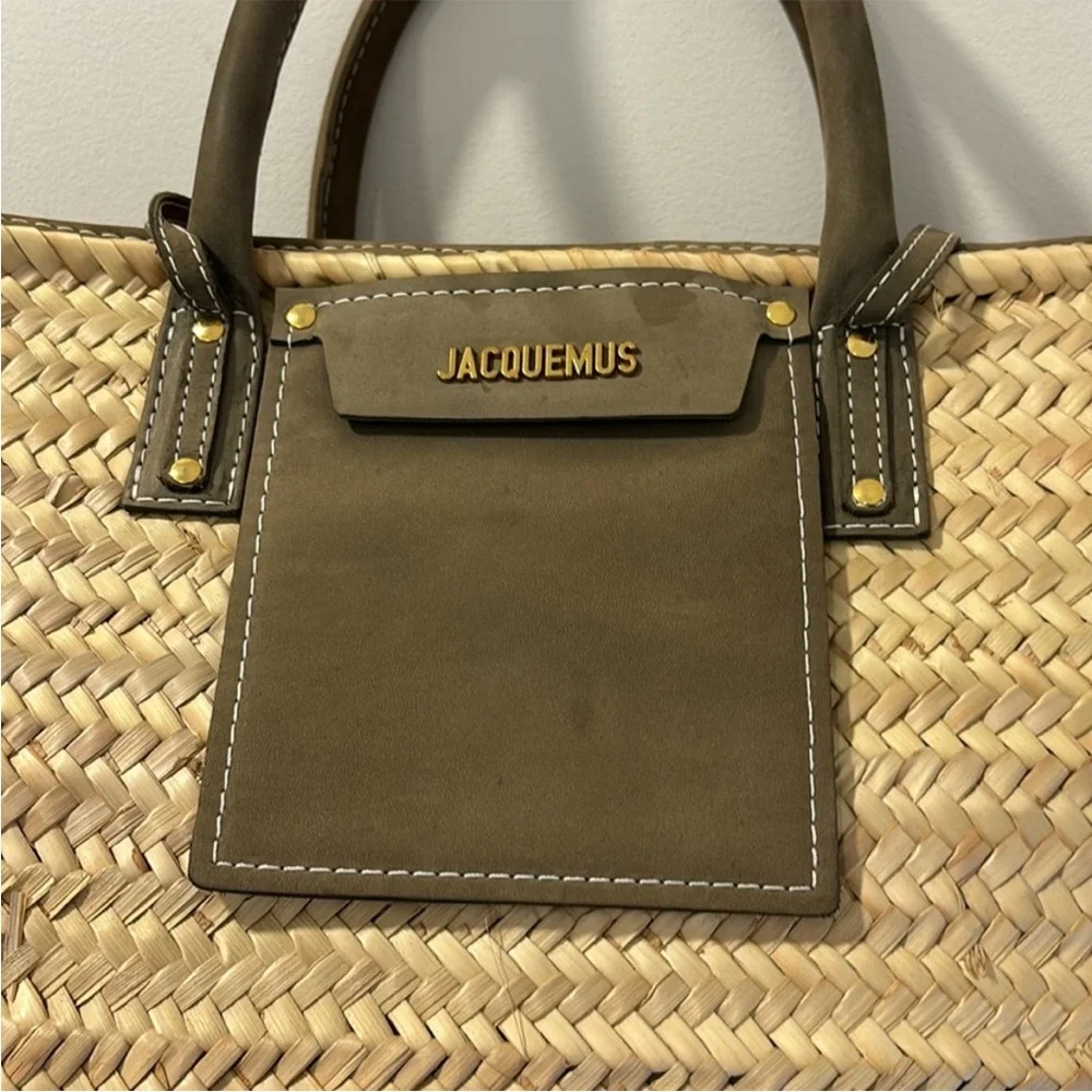 Jacquemus Gray Le Grand Panier Soleil Large Tote Bag - Picture 4 of 7